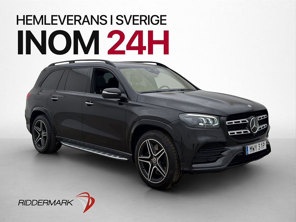 Mercedes-Benz GLS 400d 4M AMG 7-Sits Luft Pano Burmest Drag
