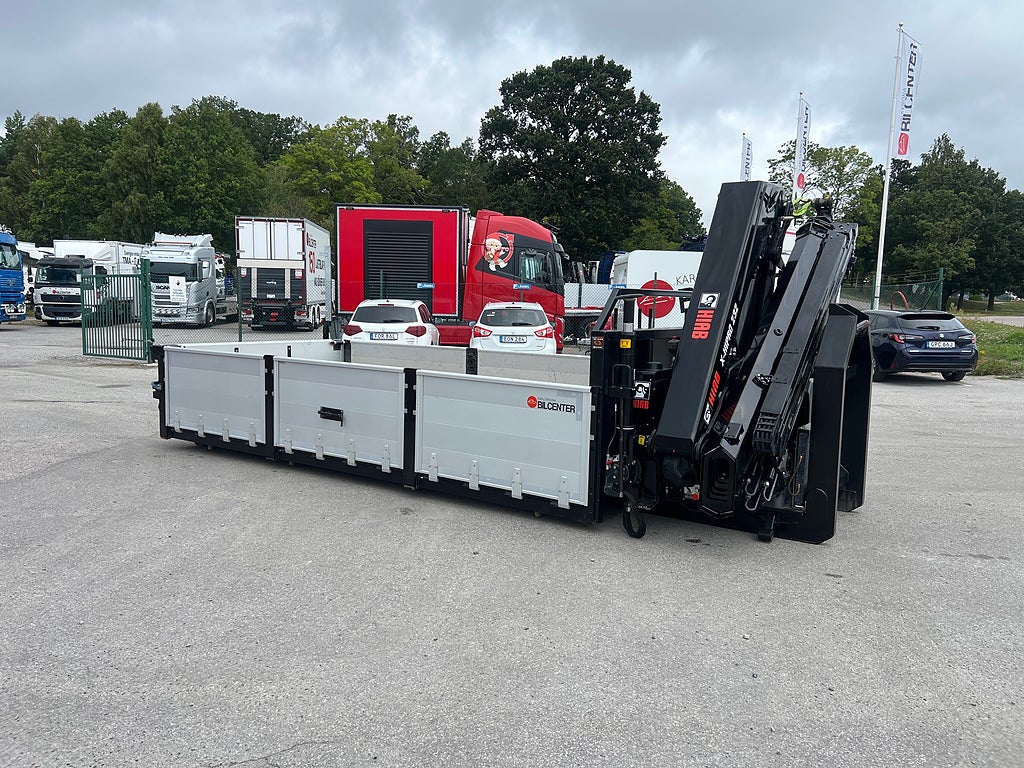 Övriga Kranflak Hiab 232-E5 kran & Schaktlucka
