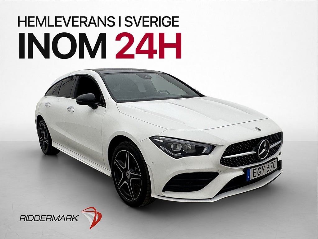 Mercedes-Benz CLA 250 e Shooting Brake AMG Pano Värm Wide