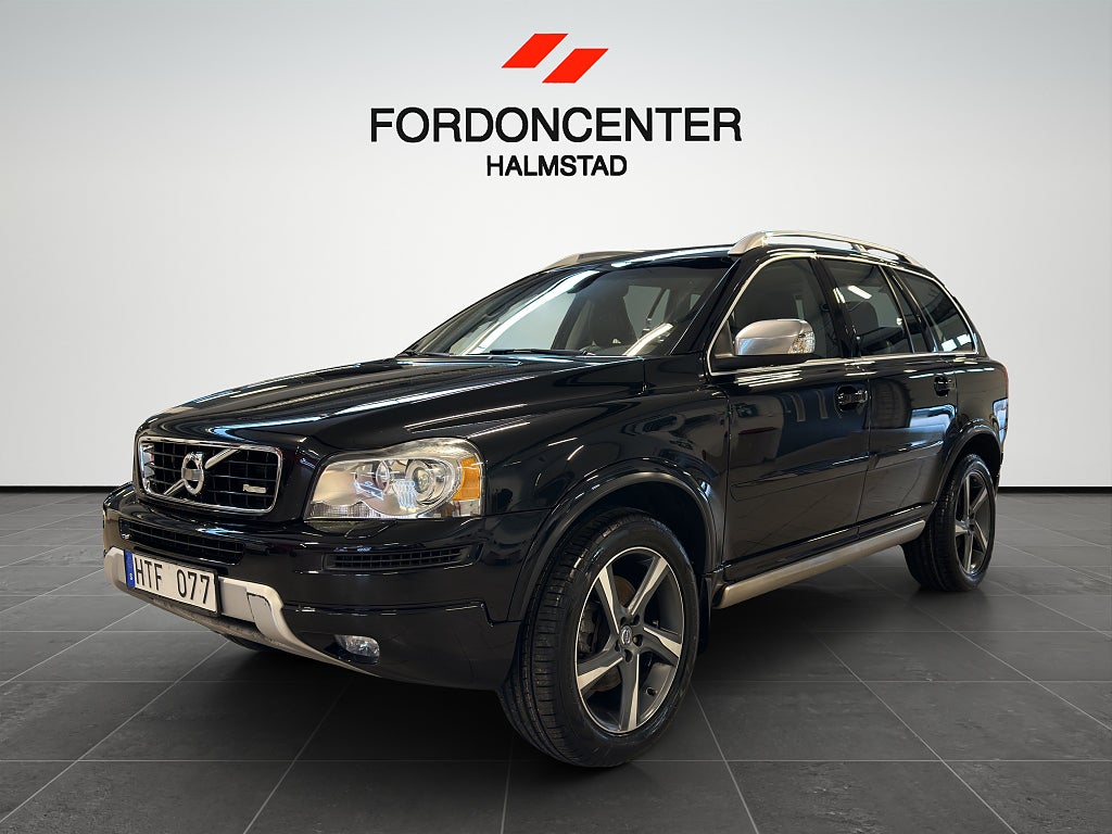 Volvo XC90 7-sits D5 AWD 200hk Geartronic R-Design, Drag|NyServ