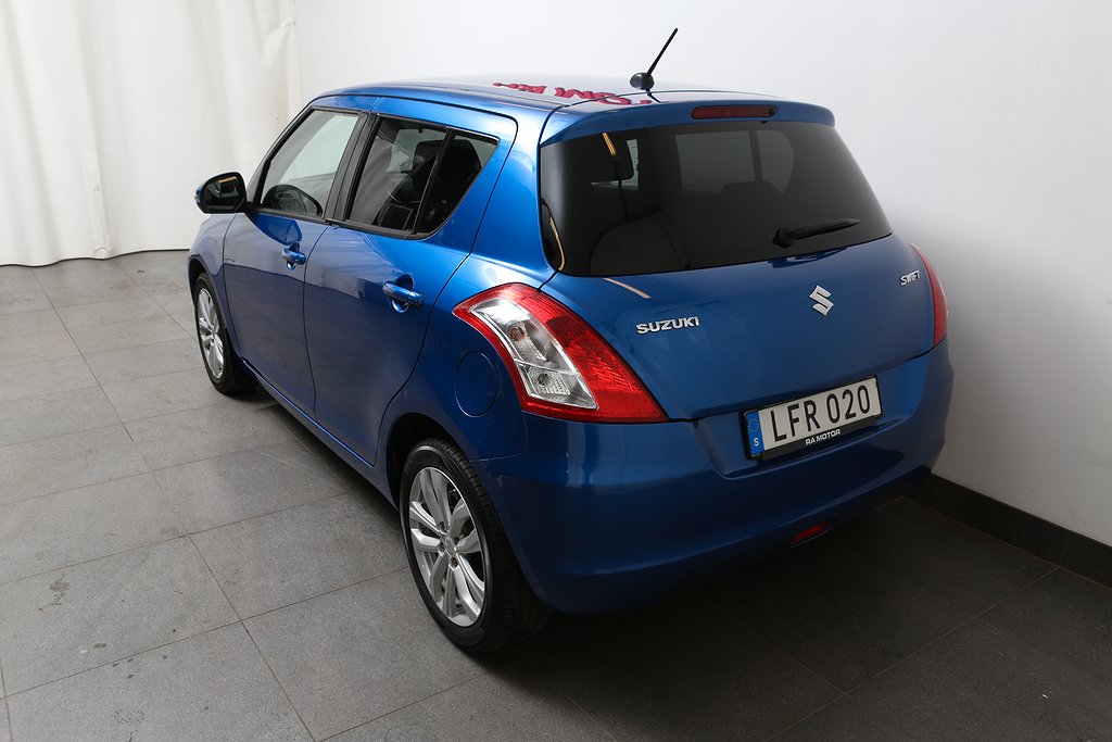 Suzuki Swift 1,2 VVT 94hk 5D Keyless Bluetooh Motorvärmare 2016