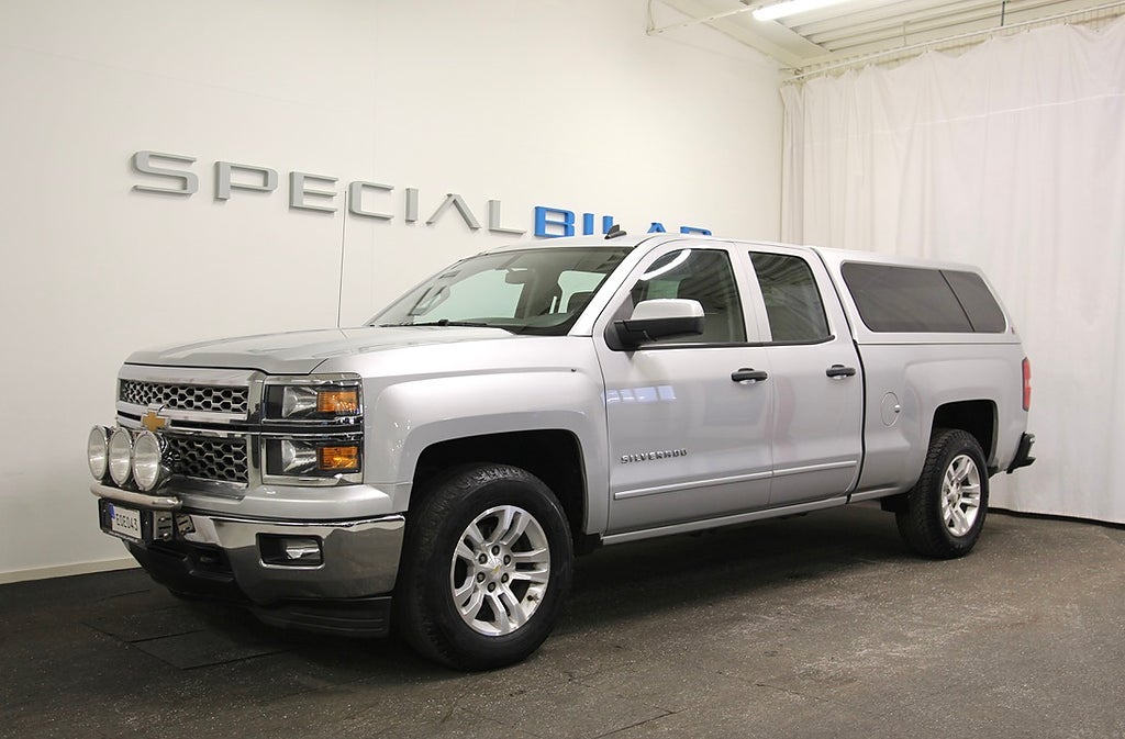 Chevrolet Silverado 1500 Dubbelhytt 5.3 V8 4WD Moms En ägare 360hk