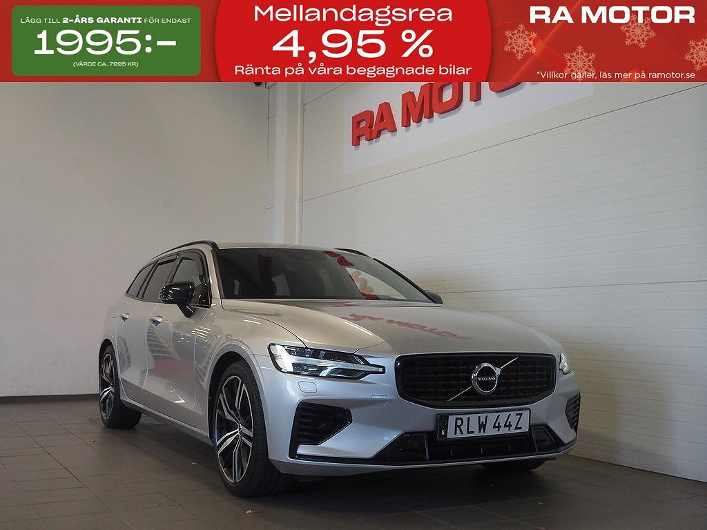 Volvo V60 Recharge T6 AWD 340hk R-Design |Navi|Kamera|Voc| 2022