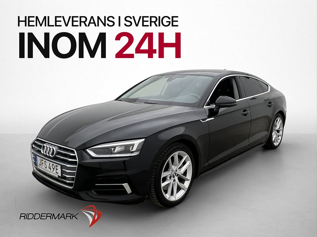 Audi A5 Sportback 45 TFSI Quattro 245hk Proline P-Sensorer
