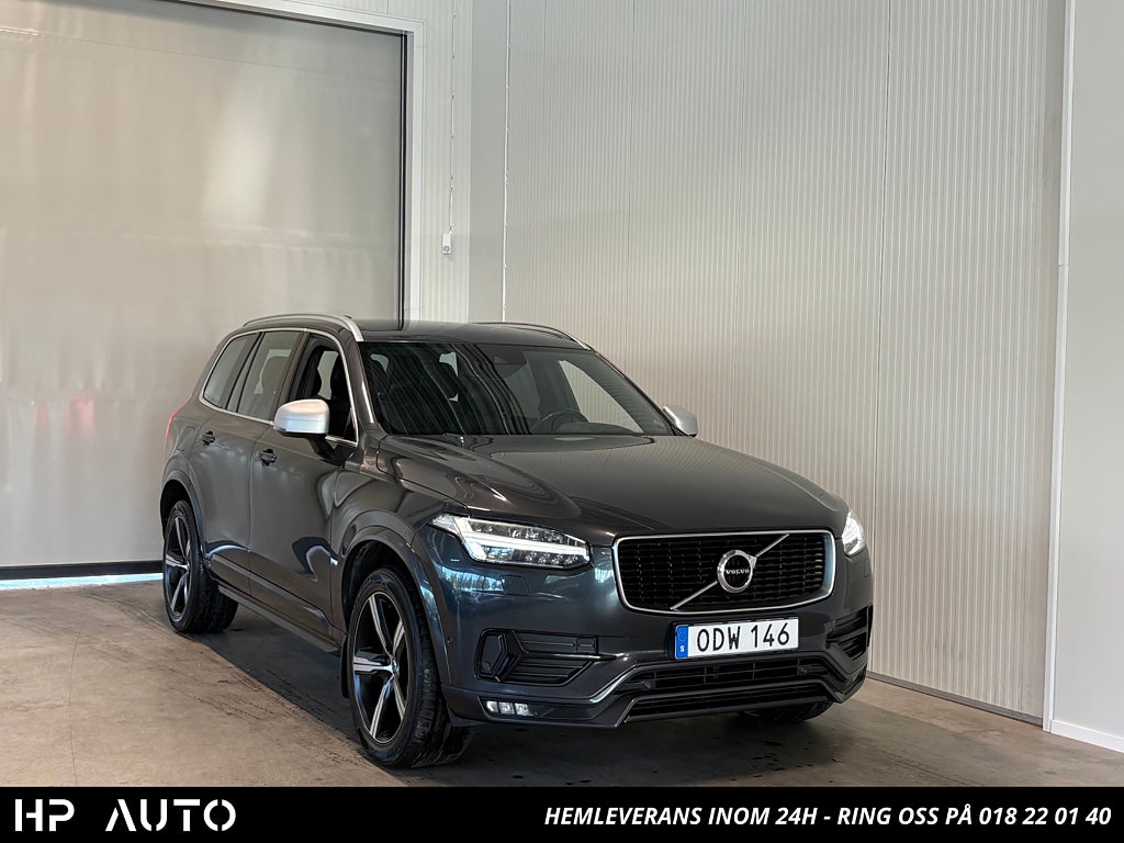 Volvo XC90 D5 AWD R-Design 7-sits Drag D-Värm Luftfjädring S&V