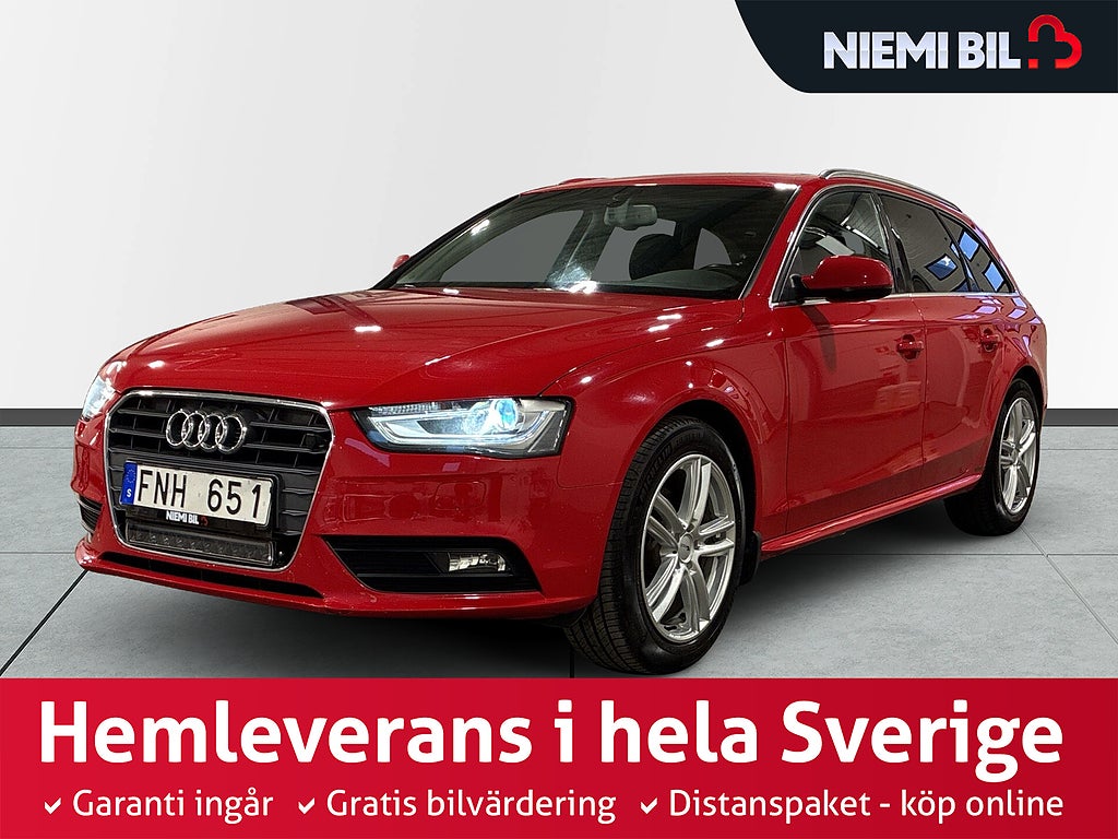 Audi A4 Avant 2.0 TDI DPF Drag Värmare Navi S&V-Däck