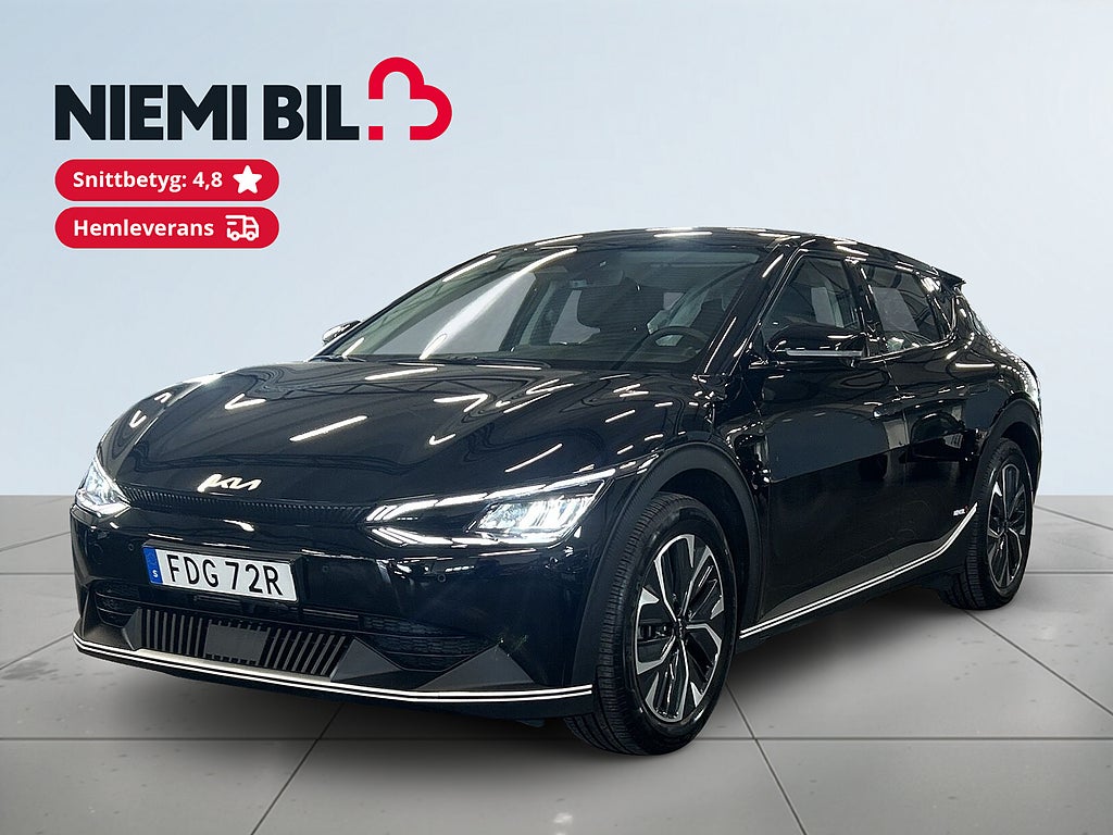 Kia EV6 77.4 kWh S&V-hjul/Kamera/Carplay/Skinn/Elstolar/MOMS