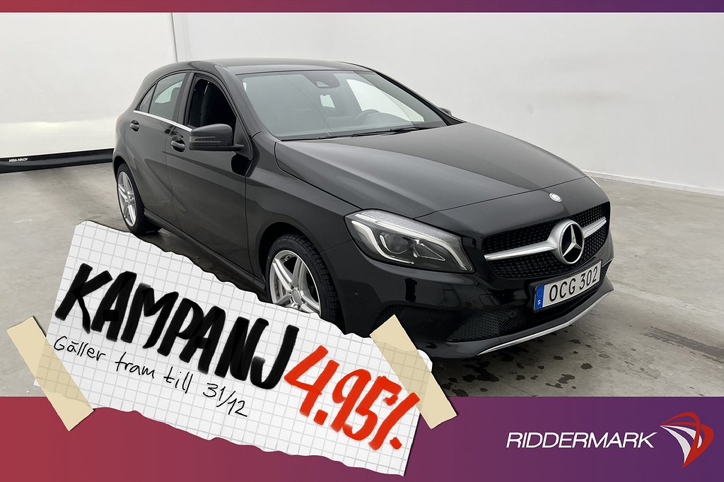 Mercedes-Benz A 250 4M 211hk Progressive Kame 4,95% Ränta