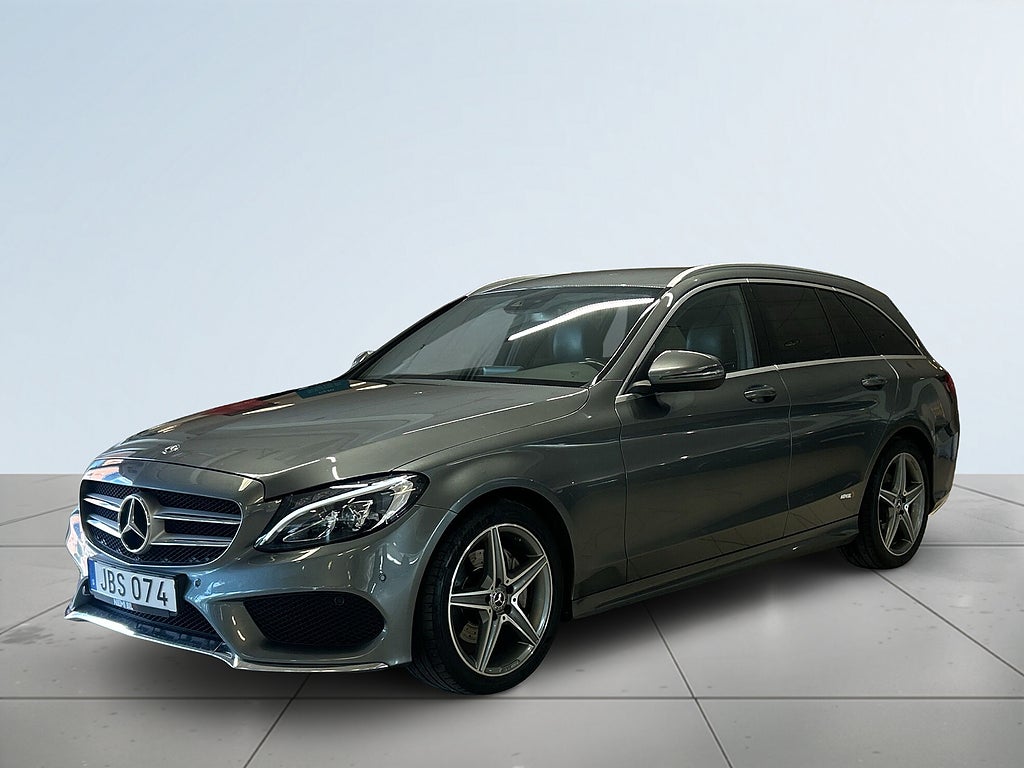 Mercedes-Benz C 220 T d 4M AMG Line Drag Mvärme Bkamera Navi Dvärme S&V