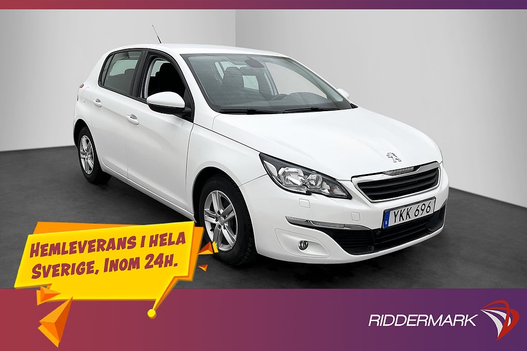 Peugeot 308 1.6 BlueHDi 120hk 8v Active P-Sensorer 2-Zons