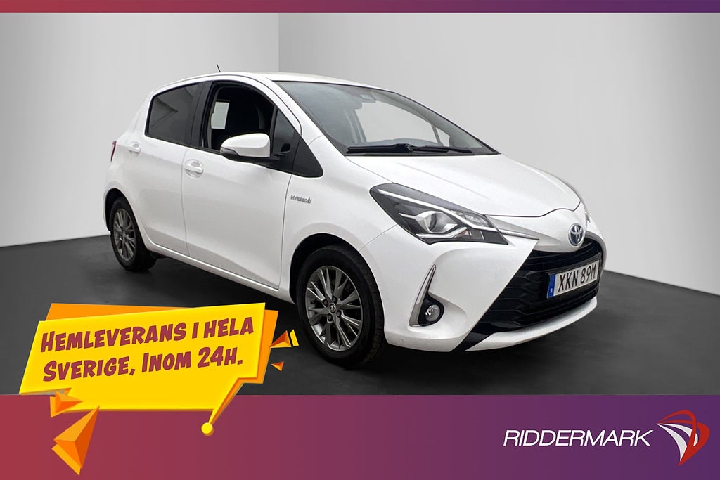 Toyota Yaris Hybrid e-CVT 101hk Active Kamera Farthållare