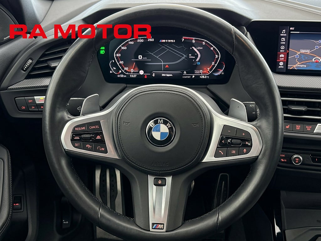 BMW M135i xDrive 306hk M Sport| Pano | H/K | Skalstolar | Adaptiv