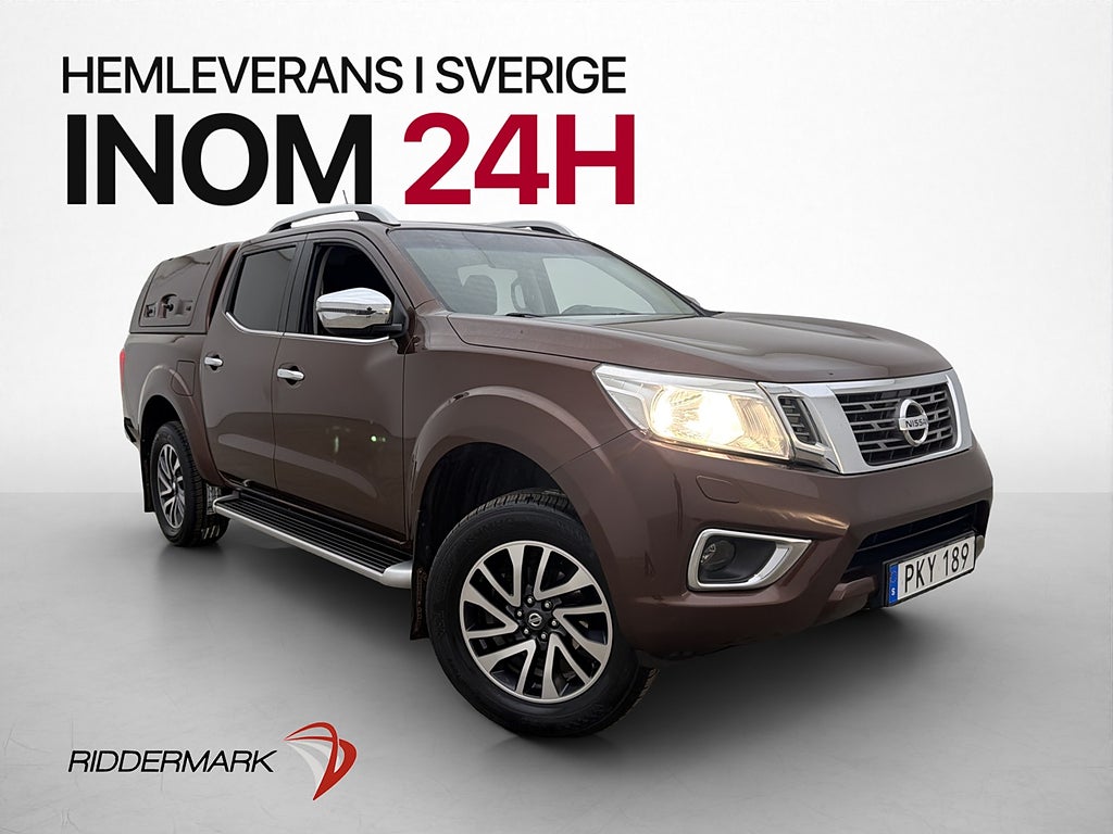 Nissan Navara 2.3dCi 4WD Drag B-Kamera Diff Farthållare Kåpa