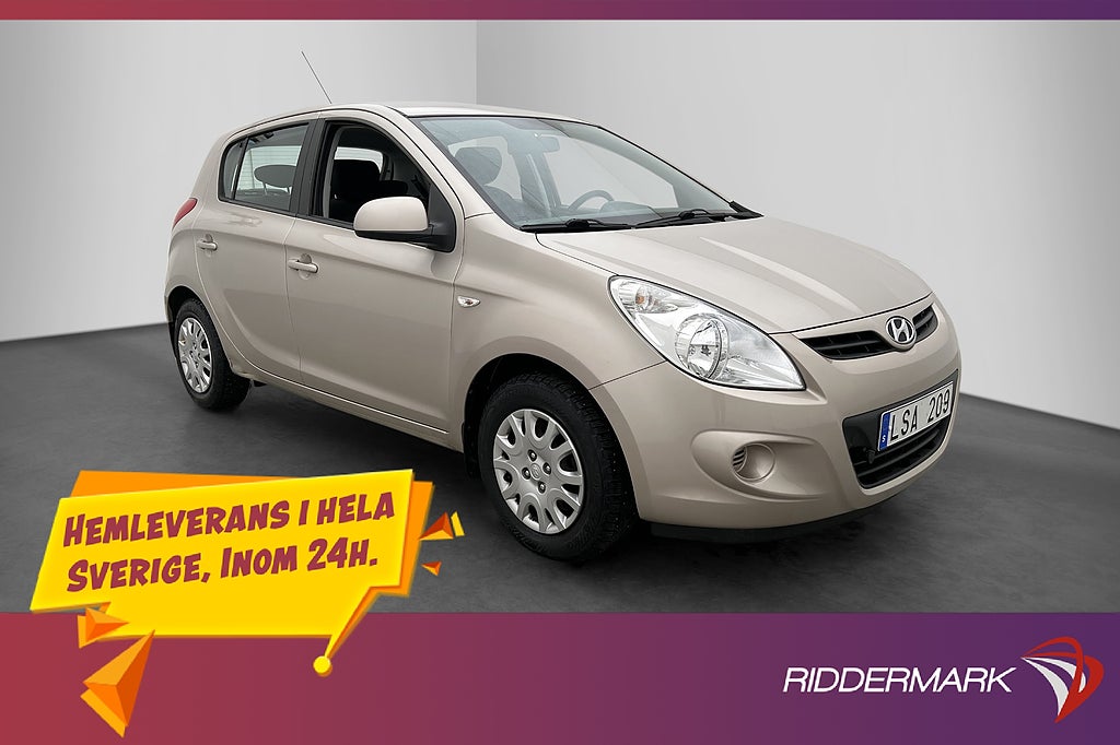 Hyundai i20 77hk Select Keyless AC 0.51L/Mil Låg skatt