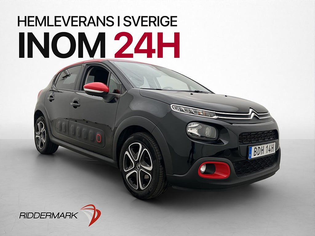 Citroën C3 1.2 VTi Shine Kamera P Sensorer Carplay