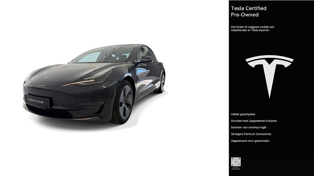 Tesla Model 3 Long Range AWD Certified Pre-Owned 3,84% ränta