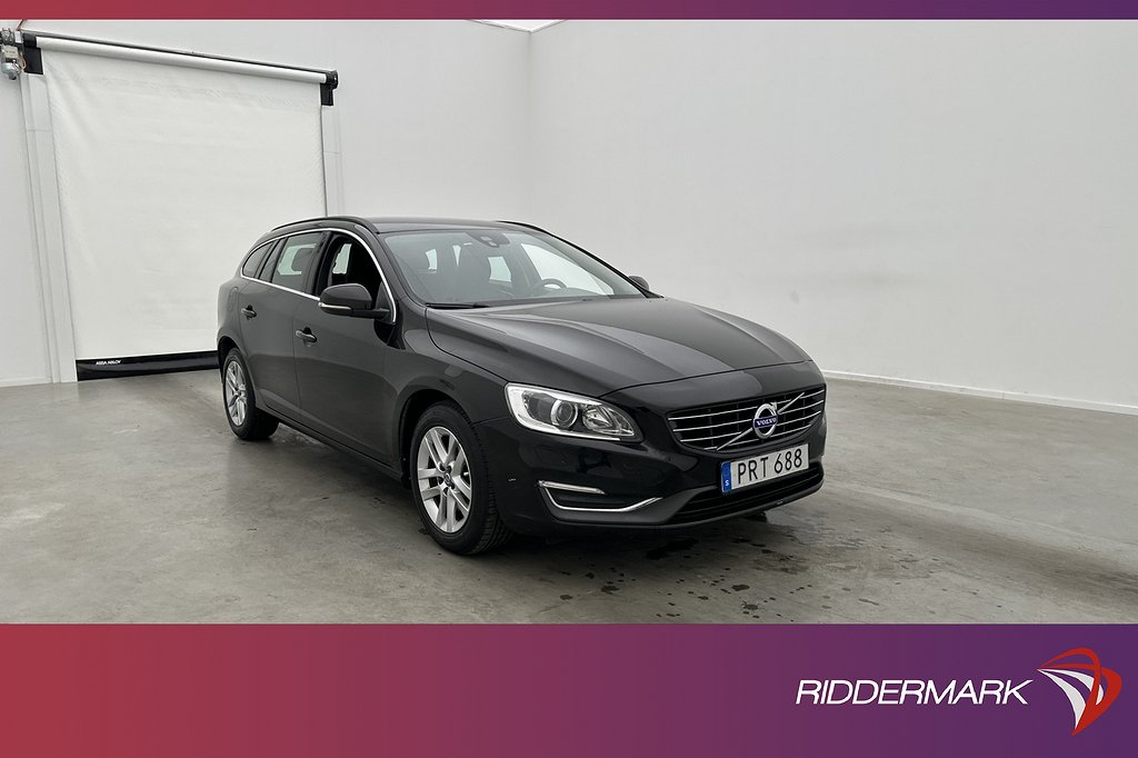 Volvo V60 D2 115hk Momentum VOC Värmare Sensorer Rattvärme