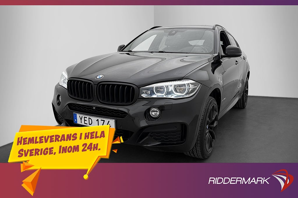 BMW X6 xDrive30d M Sport Värmare Kamera H/K Skinn HUD Drag