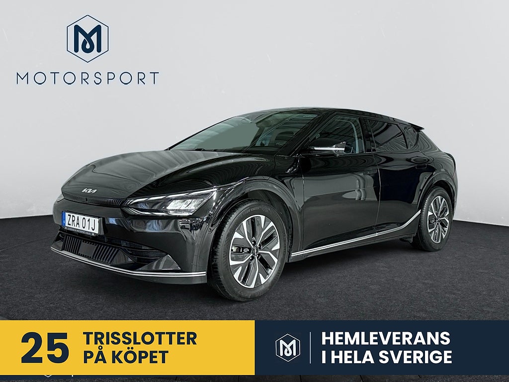Kia EV6 77.4 kWh AWD 325hk Plus Dragkrok 360-Kamera Läder Navi
