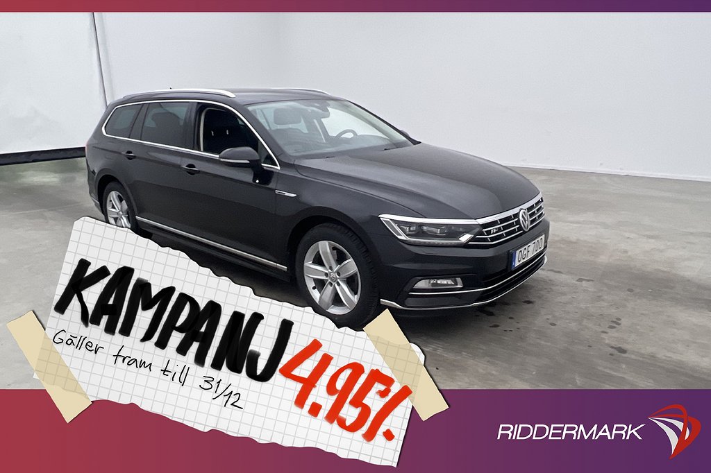 Volkswagen Passat 2.0 TDI 4M 190hk R-Line C 4,95% Ränta