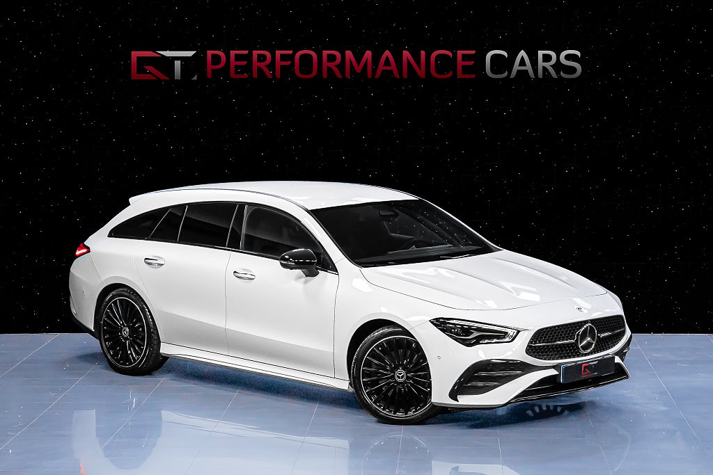 Mercedes-Benz CLA200 SB AMG Burmester Värmare 360° Keyless Nightpackage