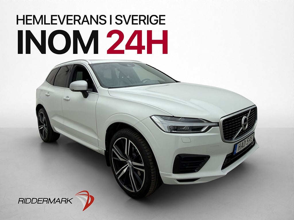 Volvo XC60 T8 AWD R-Design Pano Värmare Kamera Drag Skinn