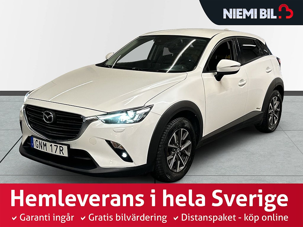Mazda CX-3 2.0 SKYACTIV-G Drag/Kamera/MoK/SoV/Rattvärme/Navigation