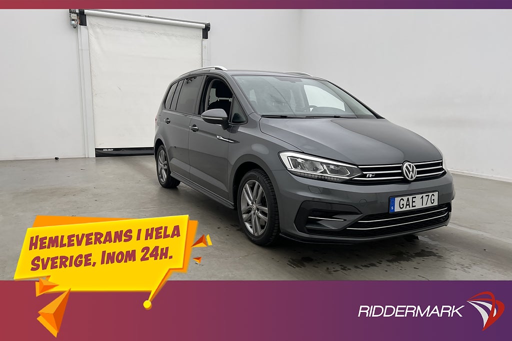 Volkswagen Touran 1.5 TSI 150hk R-Line 7-sits P-Värm Kamera