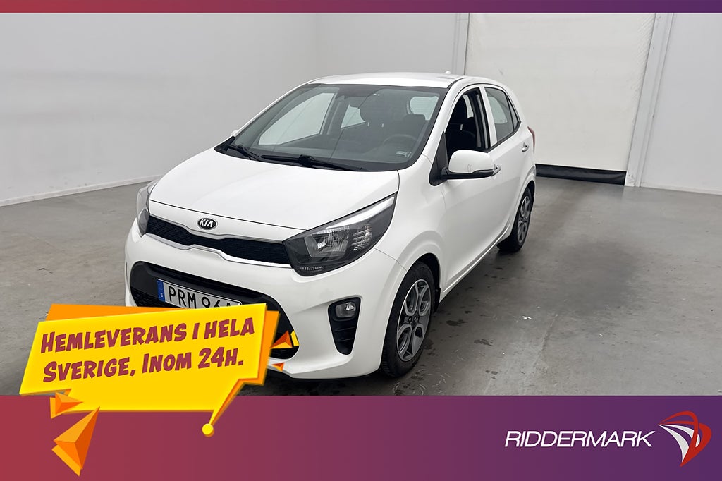 Kia Picanto 1.0 MPI 67hk Advance Kamera Rattvärme CarPlay