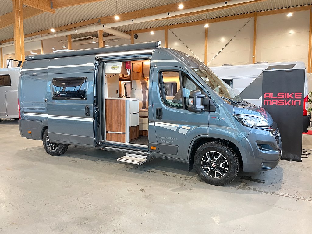 Karmann Davis 620 / AC bodel / Solcell x2/ Långbädd / 3500kg - Karmann