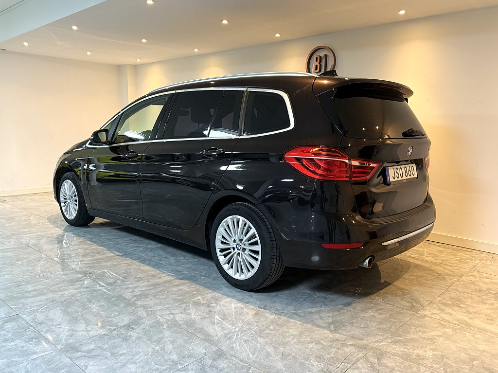 BMW 218 d GRAND TOURER 7-SITS LUXURY LINE DRAG B-KAM HELSKINN