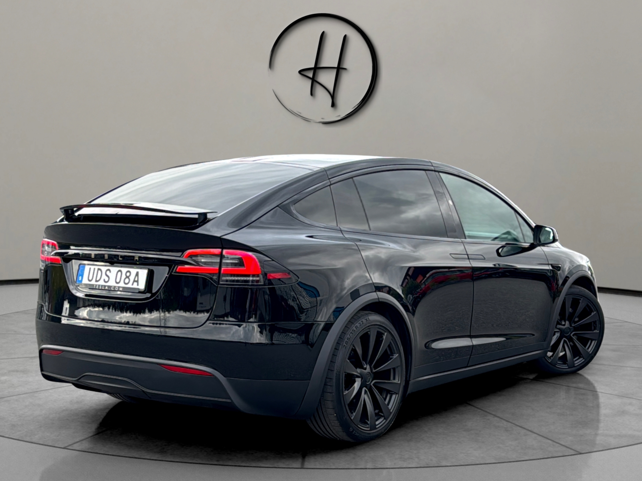 Tesla Model X 670hk HW4 Skinn 2023, bild 6/10