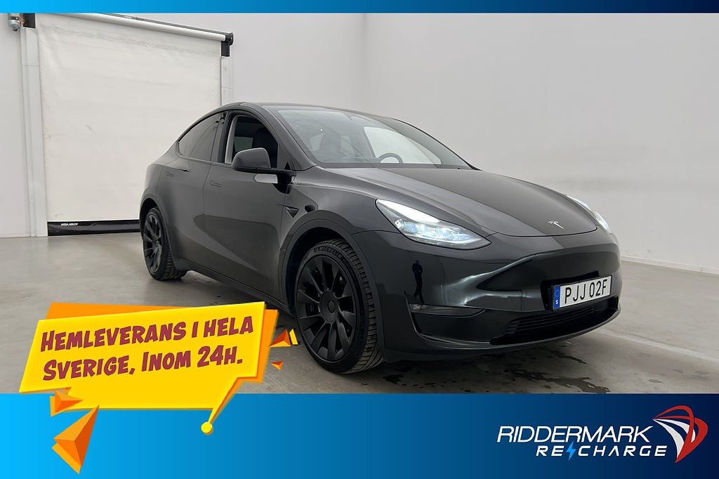 Tesla Model Y Long Range AWD MOMS Drag Svensksåld