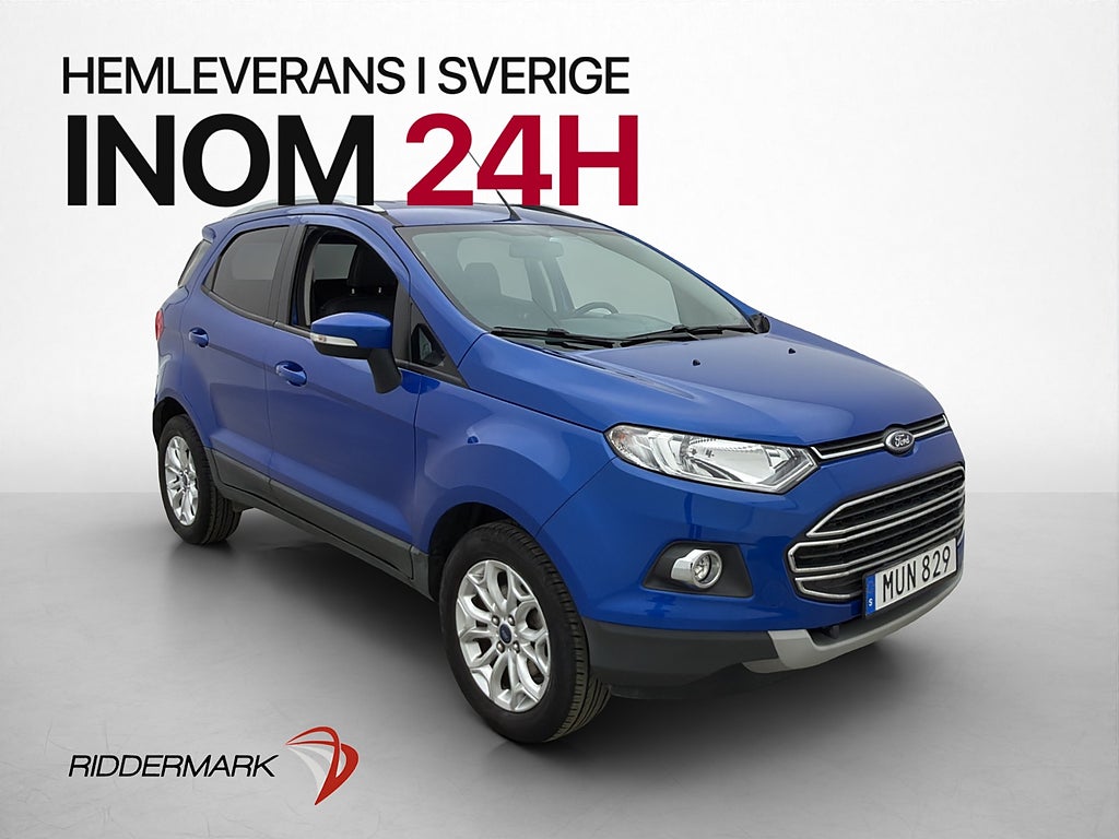 Ford Ecosport 1.0 Titanium Plus M-Värmare Sensorer Halvskinn