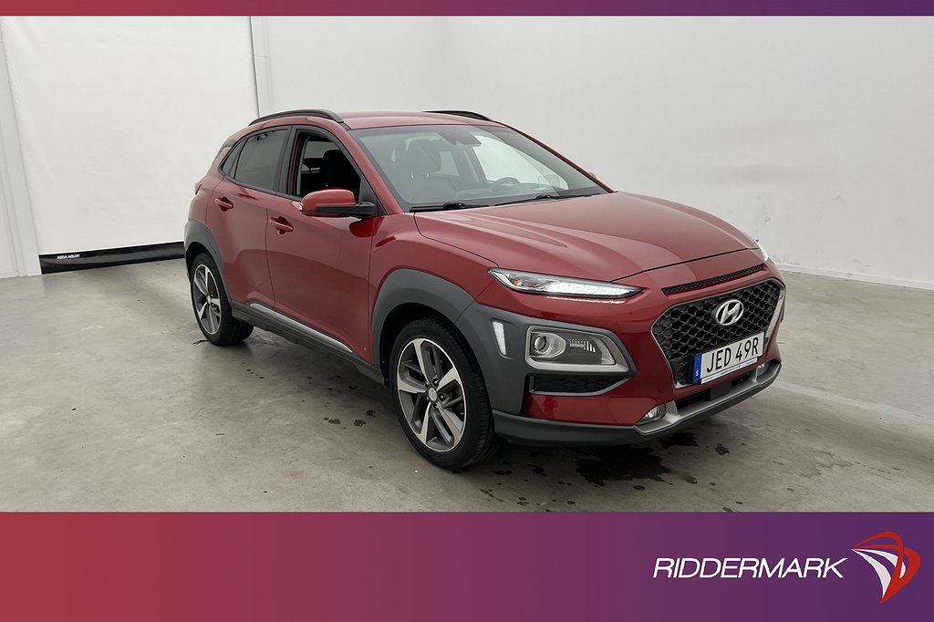 Hyundai Kona 1.0 T-GDI 120hk Premium Kamera HUD GPS Rattvärm