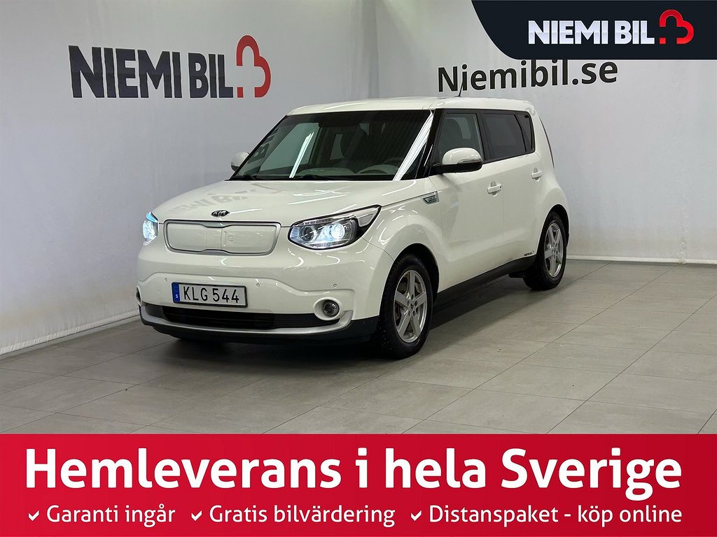 Kia Soul EV 30 kWh SoV-hjul/Rattvärme/P-sens/Kamera/LågSkatt