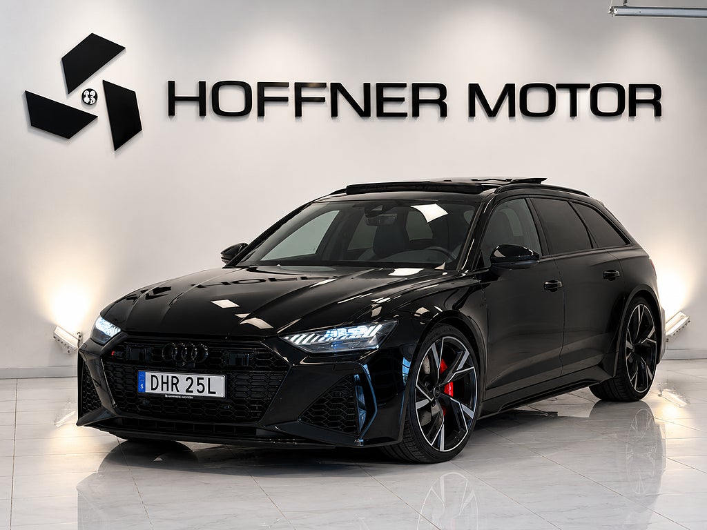 Audi RS6 Avant 4.0 V8 TFSI MATRX PANO B&O 360* SvSÅLD DRAG 