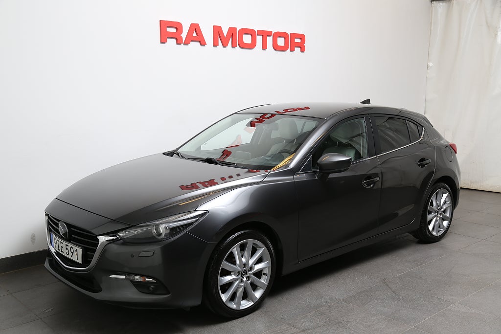 Mazda 3 Sport 2,0 165hk | Optimum | Off- White | Bose | HUD | 2017