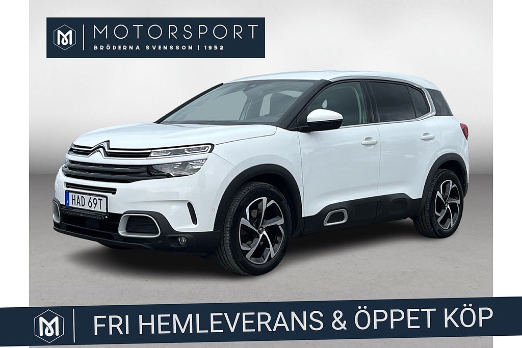 Citroën C5 Aircross 1.6 PT 180hk 360-Kamera Värmare Drag
