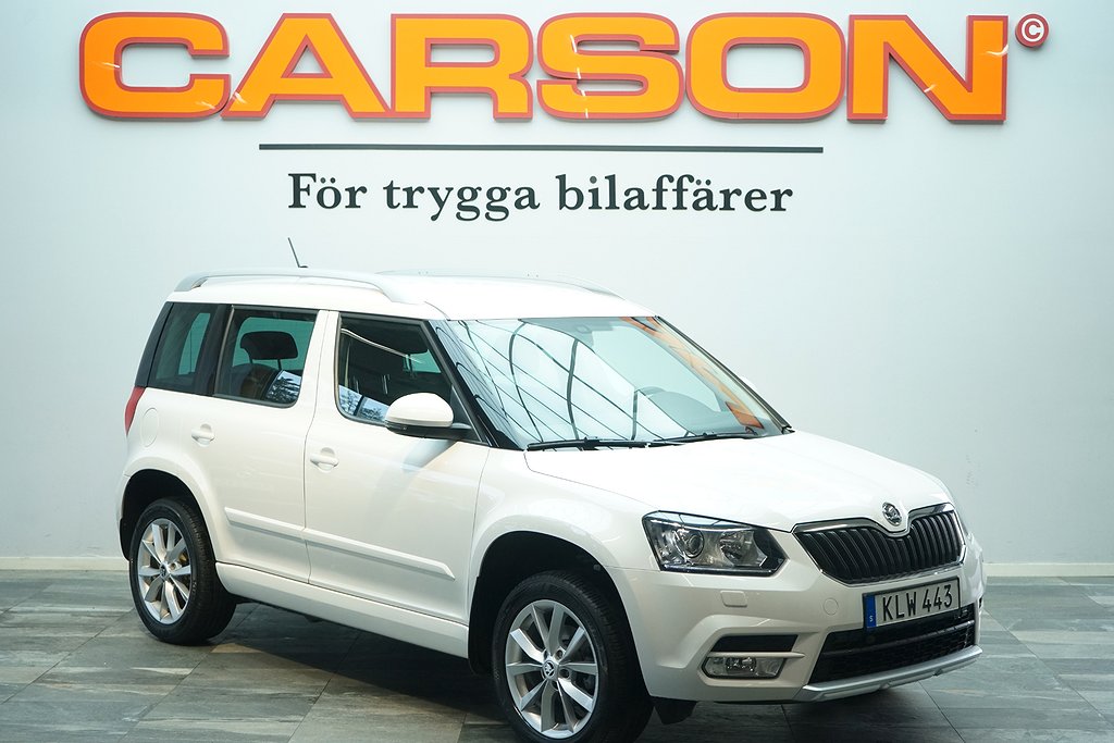 Nu har vi på Carson fått in en otroligt fin och välvårdad Škoda Yeti 1.4 TSI. Modellen erbjuder gått om utrymme för både förare och passagerare med Skodas smarta fyrhjulsdrift som ger dig en säkerhet på alla typer av väglag. Bilen har 1 ägare som har tagit väl hand om bilen pedantiskt. Bilen kommer även utrustad med en rad bekvämligheter som inte kommer göra dig besviken som Backkamera, Motorvärmare med Kupévärmare och Navigation som gör det lätt att hitta rätt! Varmt välkomna till Carson Sverige AB, vi finns på Fågelsångsv. 8 i Vallentuna, all our cars are available for export.