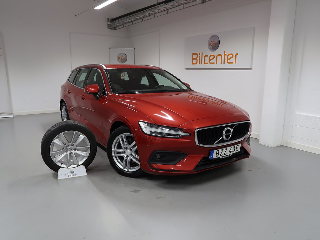 Volvo V60 B4 V-Däck ingår Drag-Kamera-Värmare-VoC-Keyless-Elbaklucka-Rattv