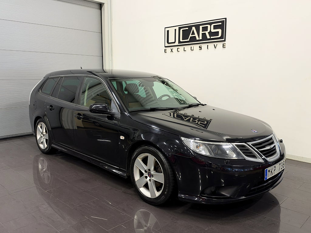 Saab 9-3 SportCombi 1.8t BioPower Vector Ny-besiktigad & servad