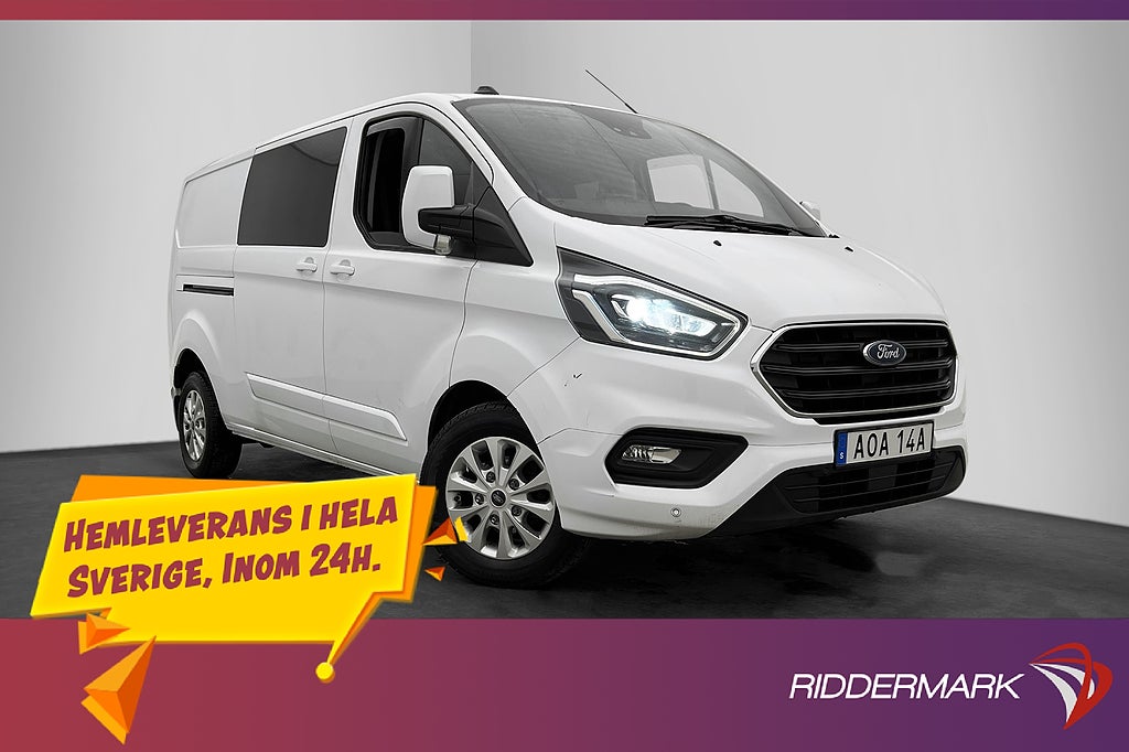Ford transit-custom Crew Van L2 Ny-Kamrem Värm Drag B-Kamera