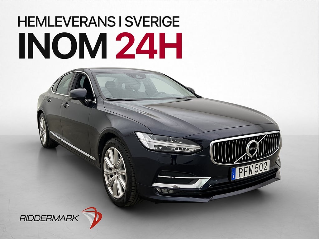 Volvo S90 D4 AWD Inscription Värmare VOC P-sensorer Läder