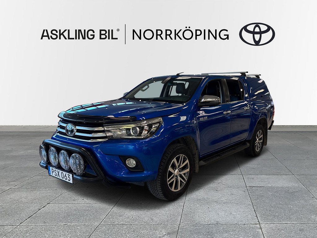 Toyota Hilux Dubbelhytt 2.4 AWD PREMIUM SKINN KÅPA (150hk)