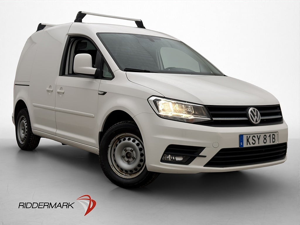 Volkswagen Caddy 2.0TDI Värmare PDC Dragkrok Takräcke Moms