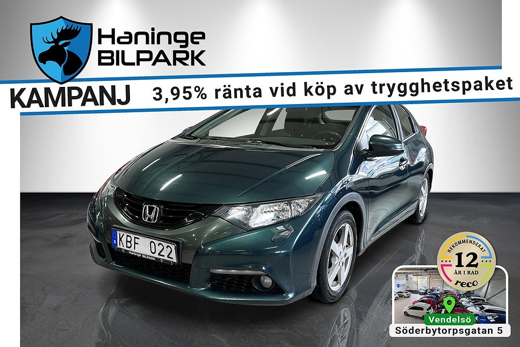 Honda Civic 1.6 i-DTEC Sport / SUPERDEAL 3.95% / B-KAMERA / DRAG