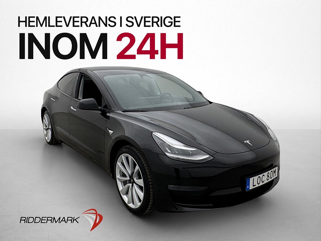 Tesla Model 3 Long Range AWD Pano B-Kamera Skinn AP Navi
