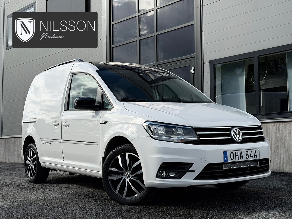 Volkswagen Caddy Skåp 2.0 TDI DSG Edition 35 Värm Drag Carplay 1 Brukare