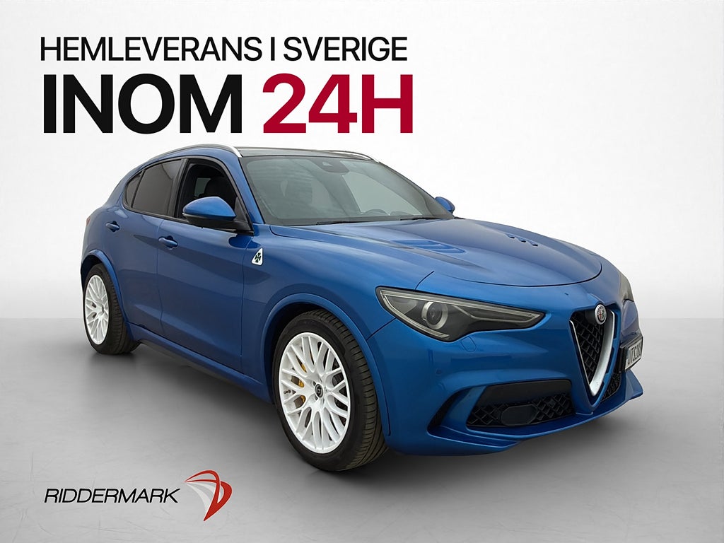 Alfa Romeo Stelvio Quadrifoglio Pano H/K Kolfiber Keyless